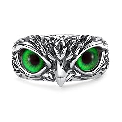 Yumikoo Demon Eye Owl Ring Retro Open Ring