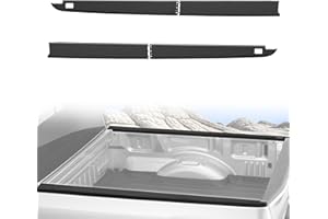 LitMiRaCle 5.7ft Truck Bed Rail Caps Compatible with Dodge Ram 1500 Crew Cab 2009-2018, Left & Right Side Bedrails Protector Covers w/Stake Holes for Ram 1500 5’7” Bed Accessories Only, 4PCS