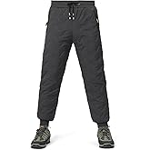 HONCAN Men's Winter Snow Pants Sherpa Lined Sweatpants Thicken Warm Fleece Pants Sports Jogger Pants