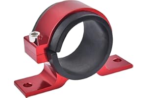 EVIL ENERGY 50mm Fuel Filter Mounting Bracket, Fuel Pump Clamp Holder Red