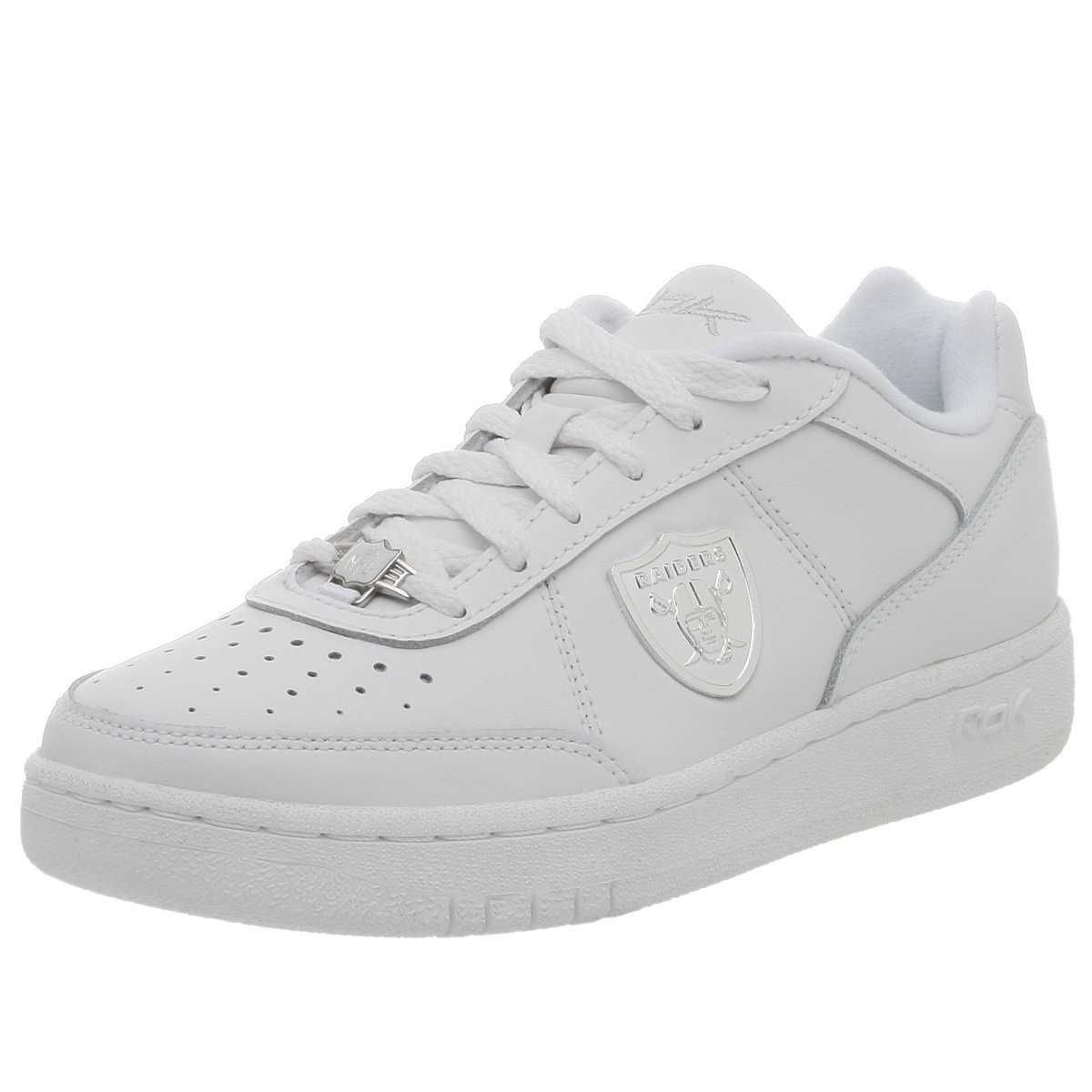 Reebok Big Kid NFL Oakland Raiders Recline Sneaker,White