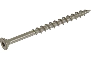 Hillman 48263 Green Painted Square Drive Deck Screw, 8 X 1-1/4-Inch, 500 Pack