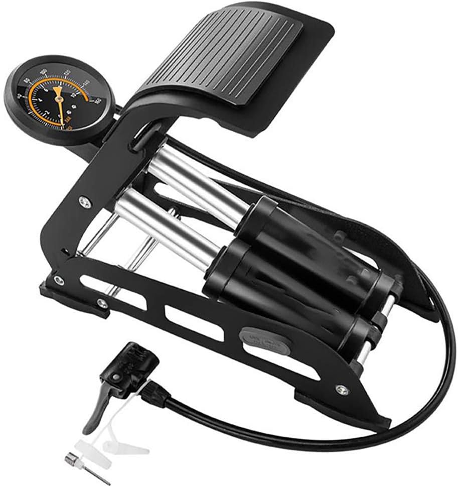 Portable High Pressure Foot Pedal Air Pump Double Barrel