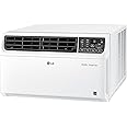 LG 6,000 BTU Dual Inverter Smart Window Air Conditioner, 115V, Cools 250 Sq. Ft., Ultra Quiet Operation, Up to 35% More Energy Savings, ENERGY STAR®, works with LG ThinQ, Amazon Alexa and Hey Google