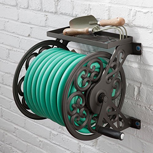 Liberty Garden Decorative Hose Reel Steel irrigation supplies