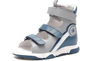 princepard Toddlers Orthopedic Sandals with Arch and Ankle Support,High-top Corrective Shoes for Kids