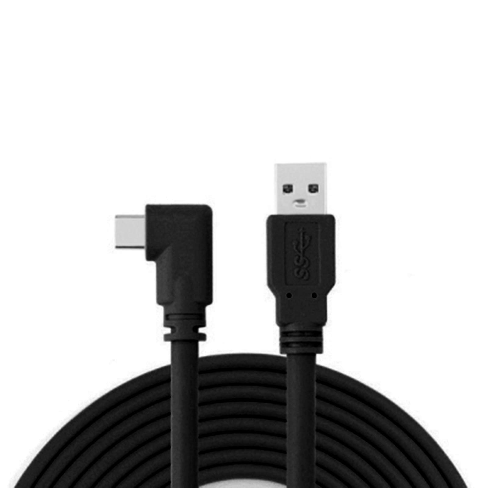 LICHIFIT Replacement Data Line Charging Cable with Elbow for Oculus Quest LINK USB3.0 Type-C