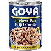 Goya Blackeye Peas, Tender, Ready to Use, Soups, Recipes, 15.5 oz, 2-Pack | Tender and Ready to Use, For Soups, Sides and Recipes, Pantry Staple, Goya Blackeye Peas, Great for Snacking and Sharing