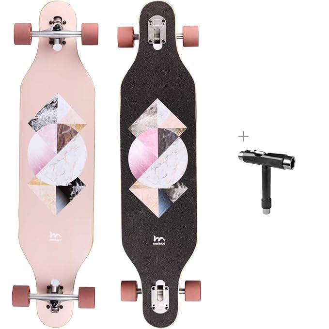 M Merkapa 41 Inch DropThrough Longboard Skateboard Cruiser Review