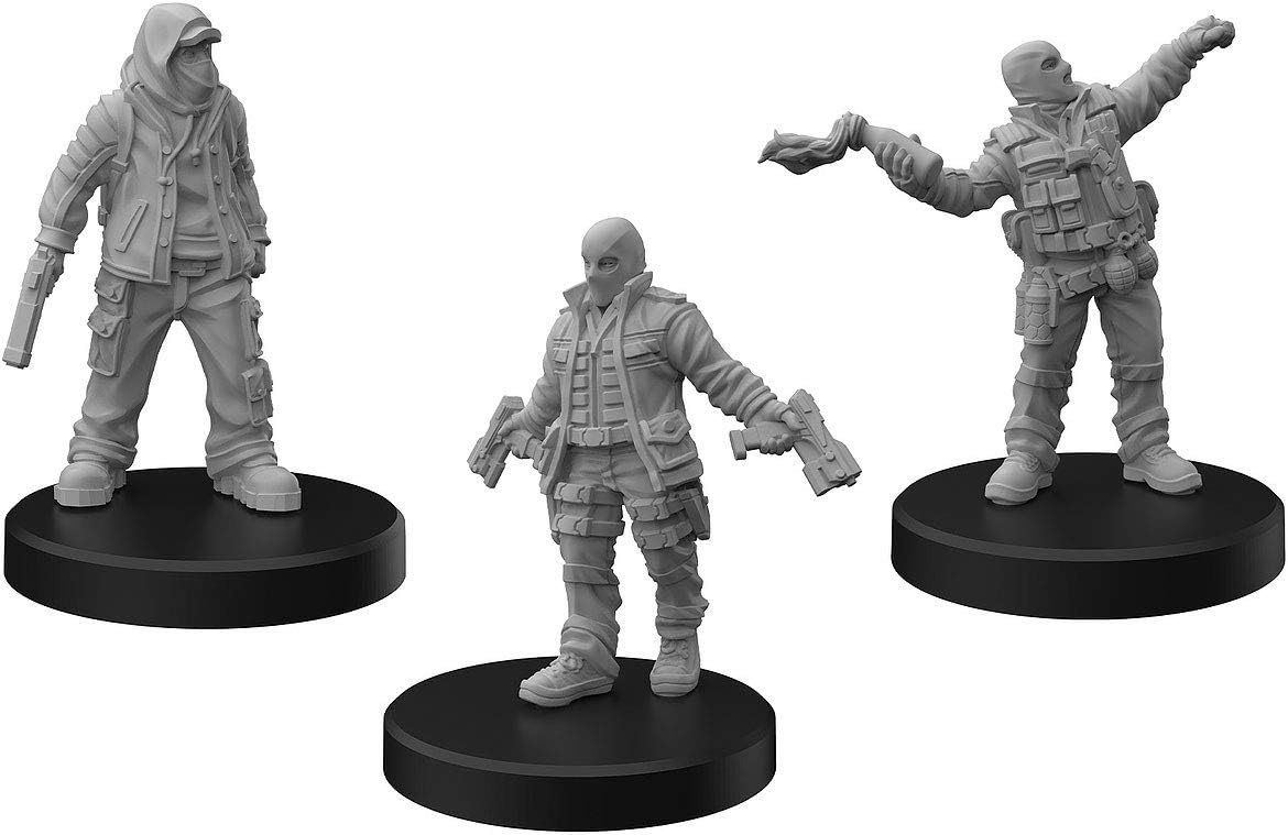 Monster Fight Club Cyberpunk RED Miniatures - Combat Zoners B