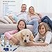 Furover - Pet Hair Remover Lint Brush - Cat and Dog Hair Remover Brush with Self Cleaning Base to Clean Fur from Couch, Furniture, Bed, Upholstery, Carpet, Cloth, etc (Pet Grooming Glove) by Dashinfy