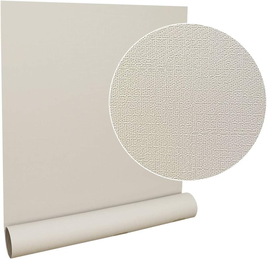 Amazon 壁紙 壁紙シール 壁紙シート はがせる おしゃれ 厚手 無地 レンガ 白 補修 のり付き 防水 61cm 6m サンドグレー 壁紙