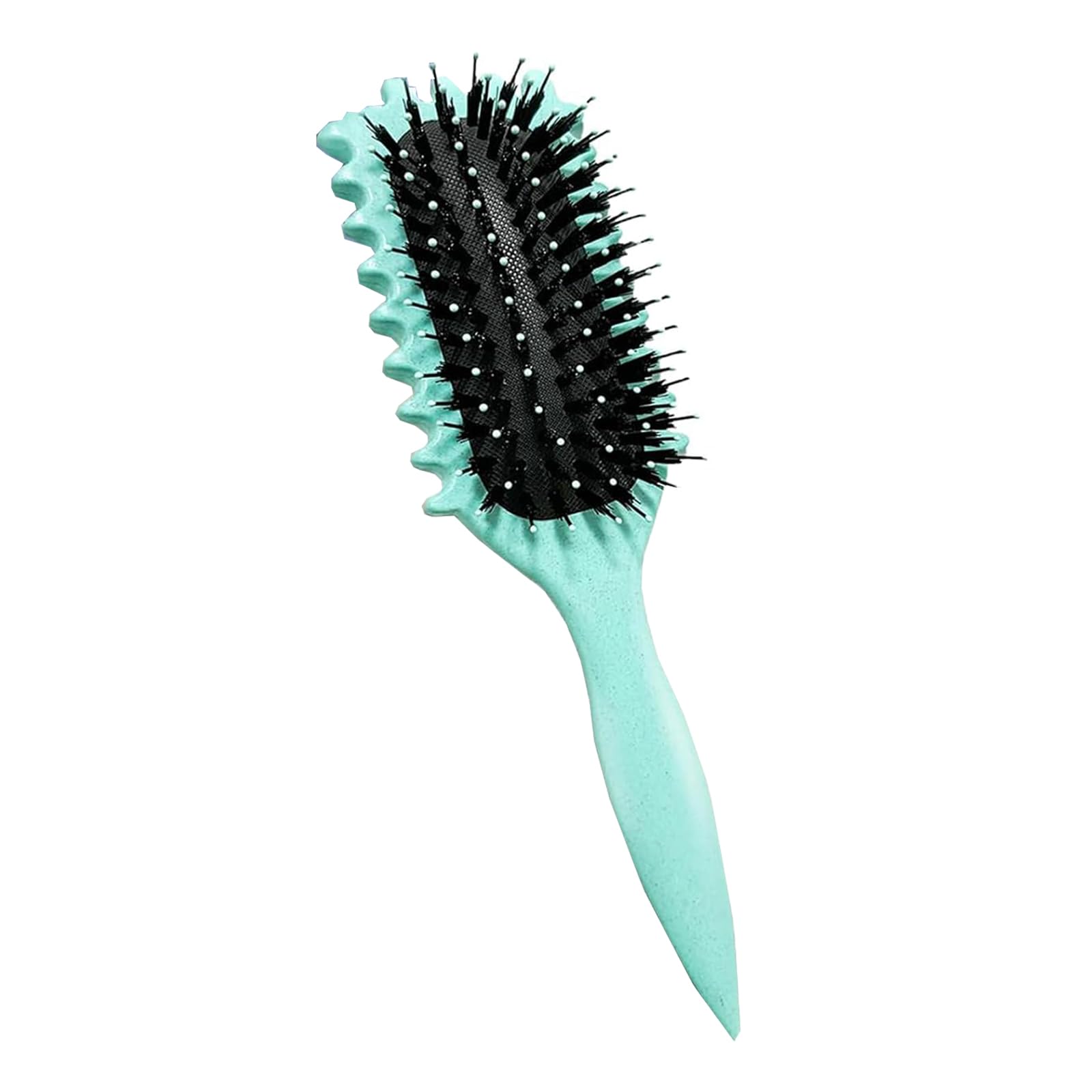 Curl Brush, Bounce Curl Brush, Curly Hair Brush, Curl Brush Without Pulling, Professional Styling or Trendy Curling Hairstyles for All Hair Types Detangling for Women