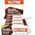 Bulletproof Chocolate Chip Cookie Dough Collagen Protein Bars, Pack of 12, Keto-Friendly Snack with MCT Oil, Grass-fed Collagen, No Added Sugar