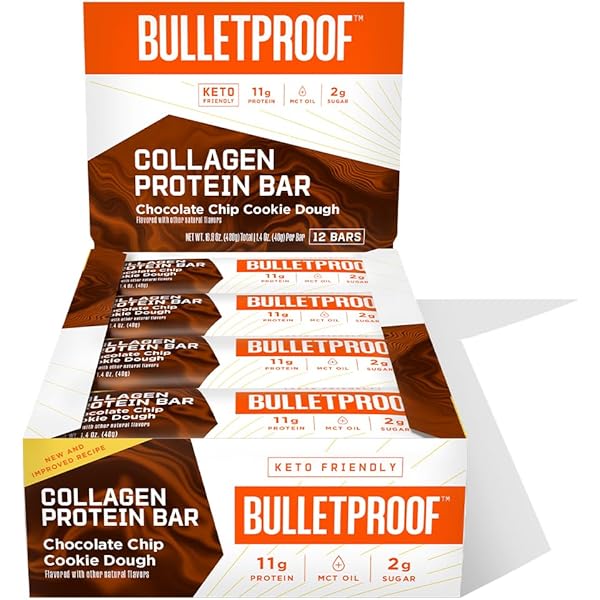 Amazon.com : Bulletproof Chocolate Mint Chip Protein Crisp Bars