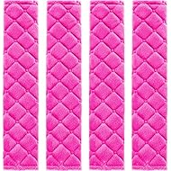 4 Pack Car Seat Belt Pads Seatbelt Protector Soft Comfort Seat Belt Shoulder Strap Covers Harness Pads Helps Protect Your Neck and Shoulder (Rose Red)