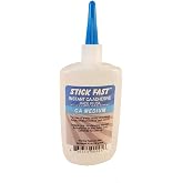 Stick Fast Cyanoacrylate Adhesives (CA) Glue Bottle, Multipurpose, Fast Bonding, Clear, Medium, 4.5 Ounces