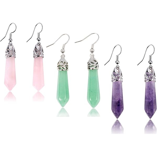 Fiesta De Bodas De Cumpleaños Ronda De Piedras Preciosas Popular Tassel Pendientes Hugo Cuelga