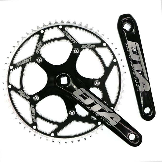 Single Speed Crankset Set 60T 170mm Crankarms 130 BCD CYSKY Fixie