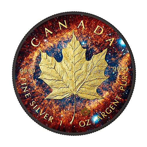 2016 Helix Nebula Canadian Maple Leaf 1oz silver coin
