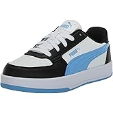 Puma Unisex-Child, Caven 2.0, Puma Black-Team Light Blue-Puma White, Big Kid, Size 5