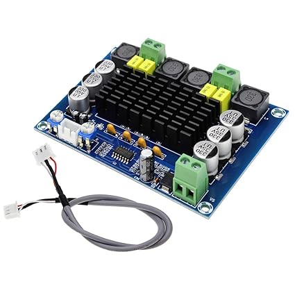 Outgeek Audio Amplifier Board 2 x 120W Dual Channel Digital Stereo Power Amplifier Board