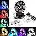 LED Strip Lights,SMD 5050 300 LEDs RGB LED Strips 16.4Ft Waterproof Flexible Strip Color Changing LED Light Strip With 44Keys IR Remote Controller and 12V 5A Power Supply