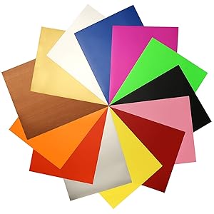 JANDJPACKAGING Assorted Colors 12 Sheets 12