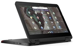 Lenovo 500e Chromebook Gen 3 82JB0001US 11.6" Touchscreen Convertible 2 in 1 Chromebook - HD - 1366 x 768 - Intel Celeron N5100 Quad-core (4 Core) 1.10 GHz - 4 GB Total RAM - 32 GB Flash Memory -