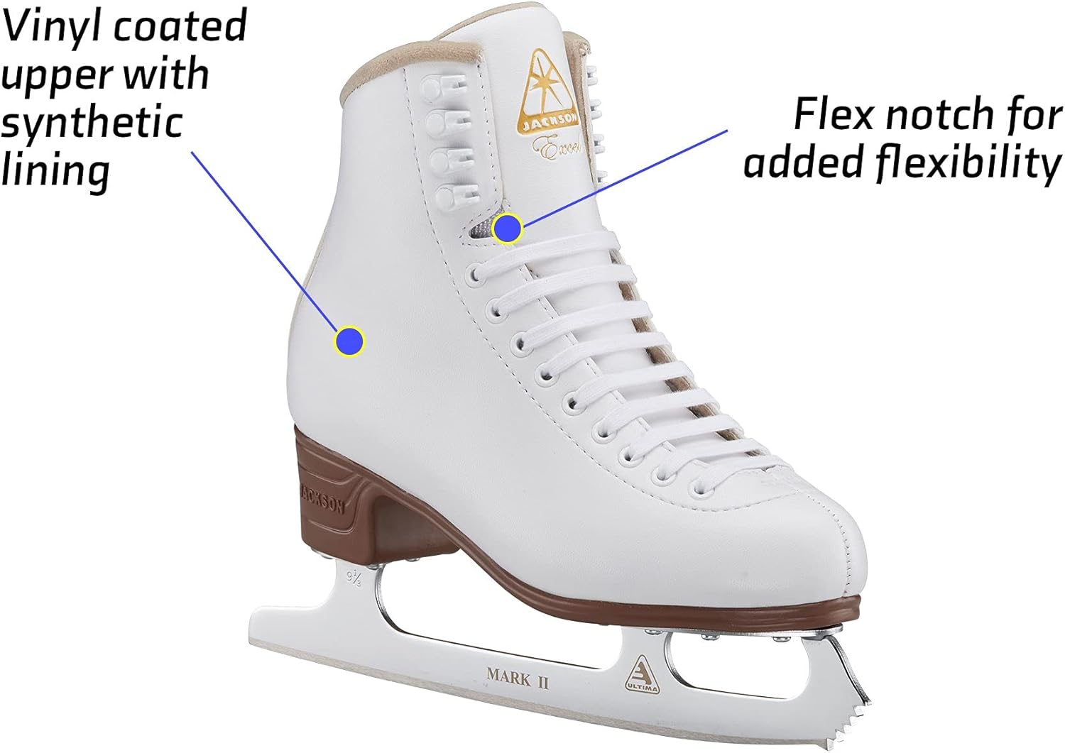 Jackson Ultima Excel Women's/Girls Figure Skate : Sports & Outdoors