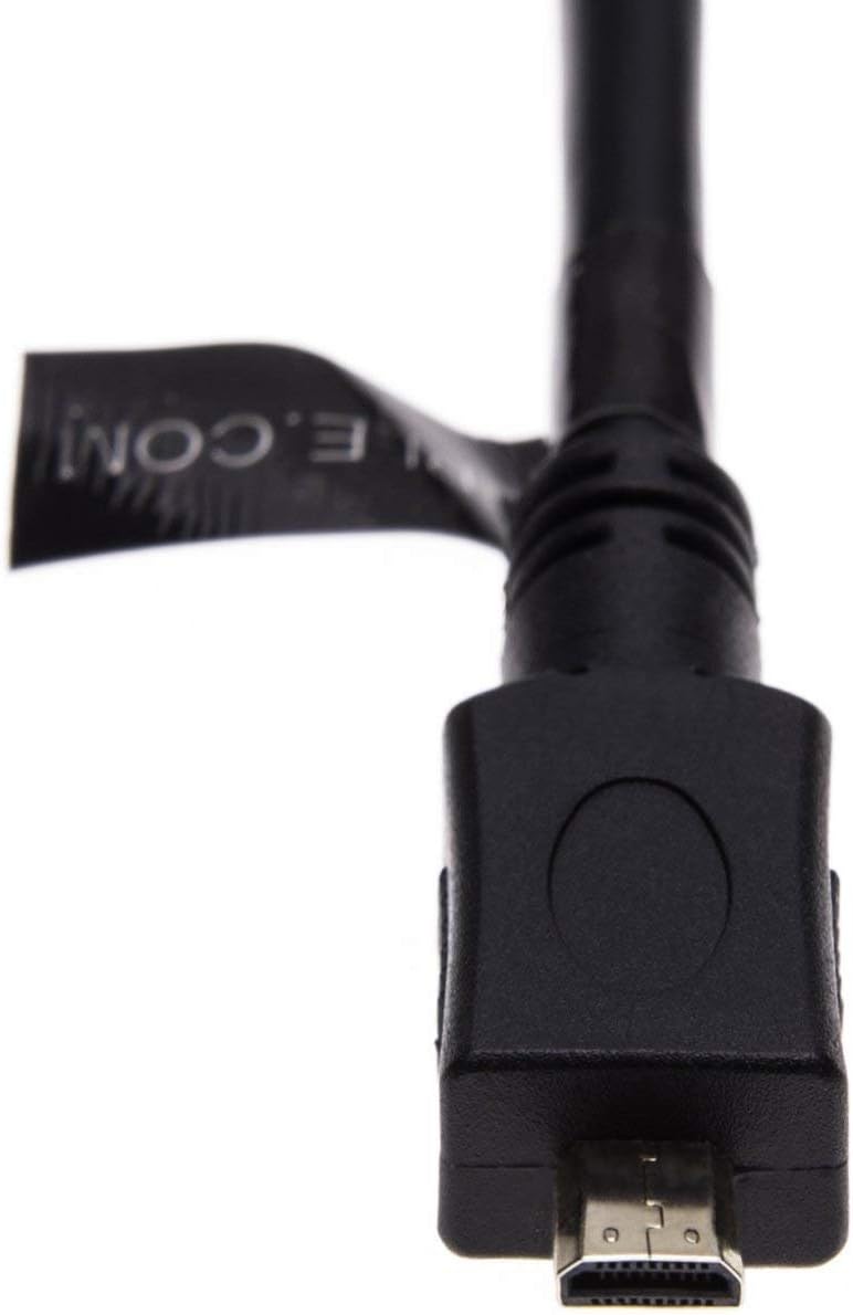 Micro HDMI Cable Compatible with Tesco Hudl/Acer Iconia Tab/Asus Transformer Book/Nikon Coolpix/Sony Cyber-Shot/Olympus/Panasonic - Image 3