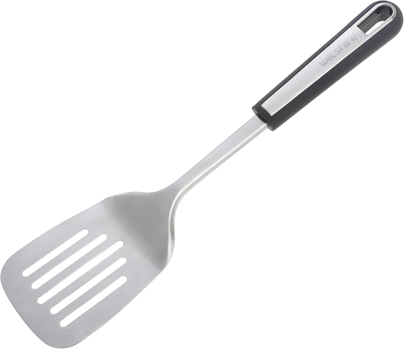 Wiltshire Aspire Slotted Turner Stainless Steel with Anti-Slip Handle