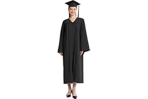 Grad HAGO Unisex Graduation Cap and Gown Tassel Set with 2024 and 2025 for High School and Bachelor