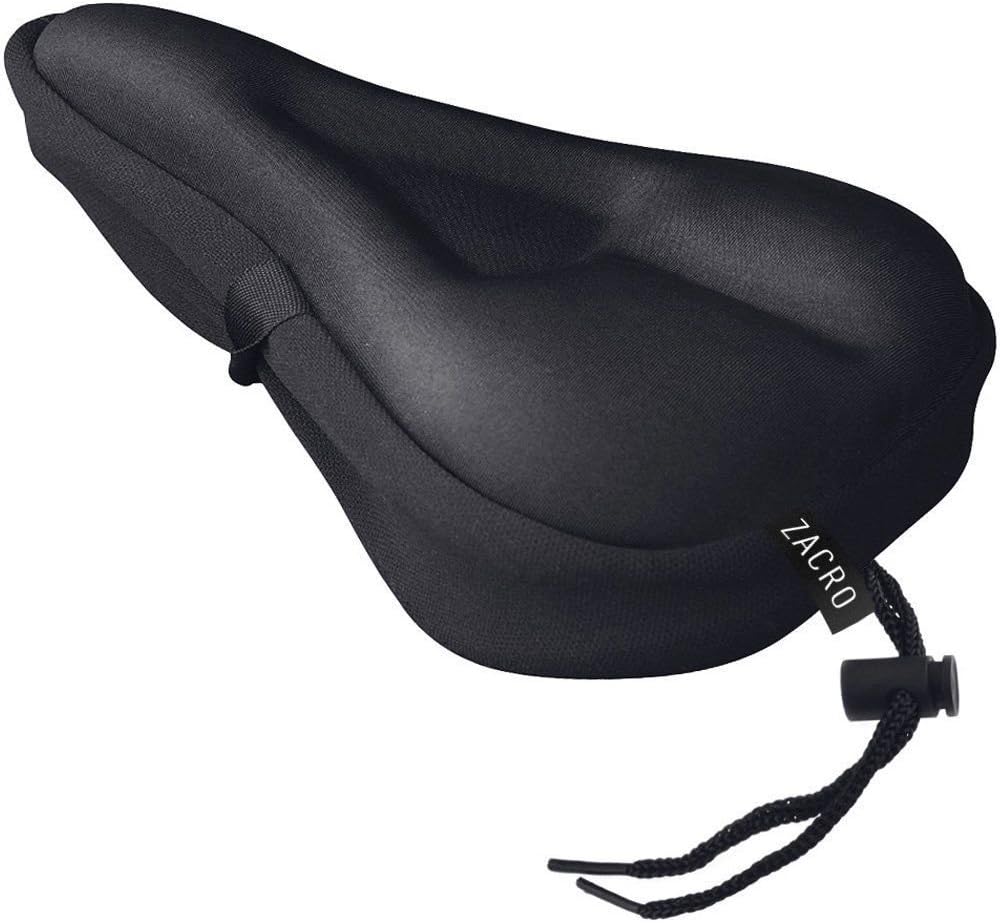 Comfort MTB Cycling Bicycle Bike Gel Pad Seat Saddle Cover Soft Cushion Black US