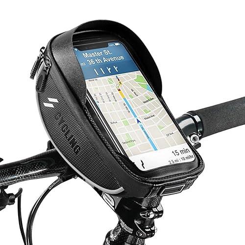 Bike Bicycle Phone Mount Bags Waterproof Front Frame Top Tube