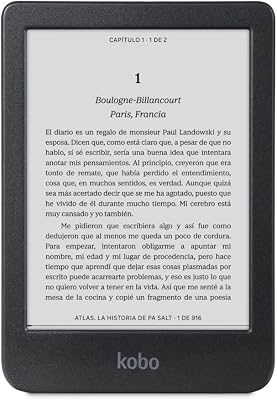 E-book rakuten n365-ku-bk-k-ep preto 16 gb