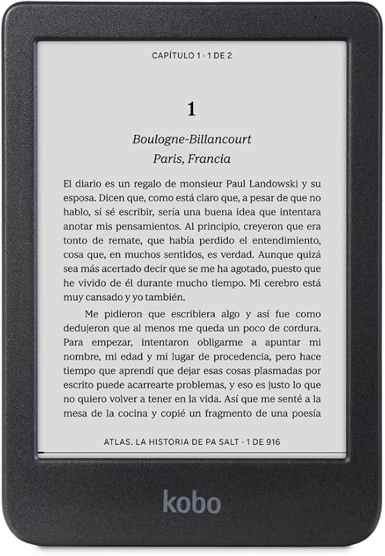 E-book rakuten n365-ku-bk-k-ep preto 16 gb