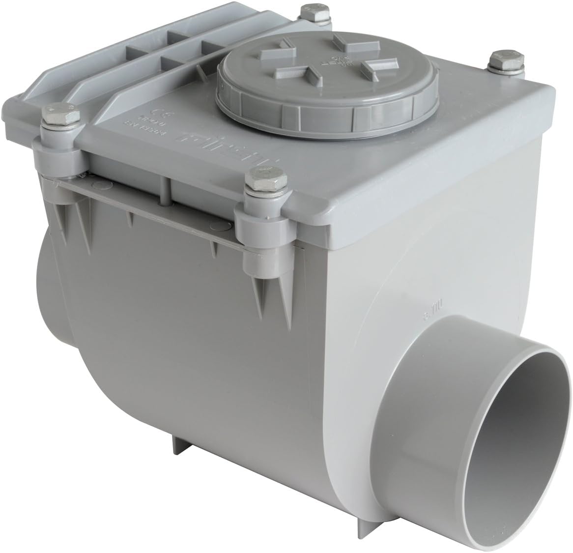 First Plast nrc110g Backflow Valve PVC to gluing, Grey, Diameter 110 mm