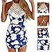 Chen Women Summer Bandage Bodycon Evening Party Cocktail Short Mini Dress (L)