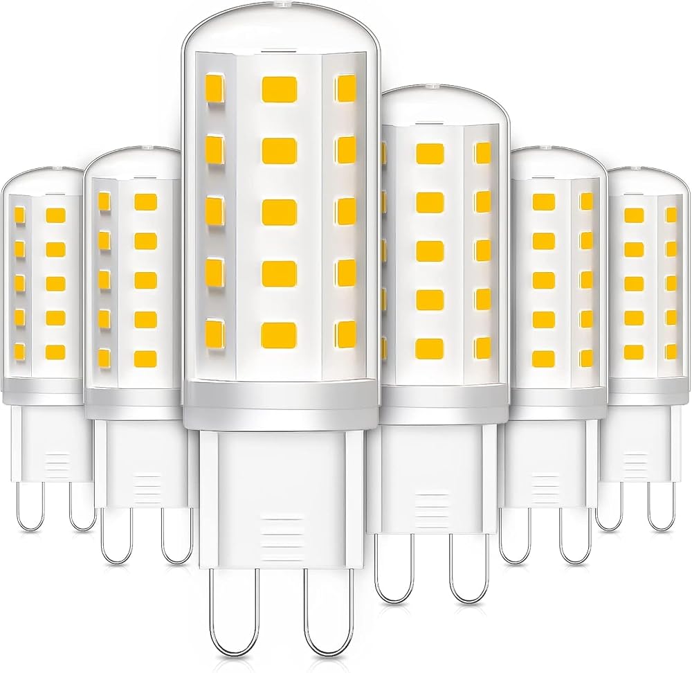 LEDYA G9 LED Bulbs 3W Warm White 380LM 2700K Not Dimmable Pack of 6