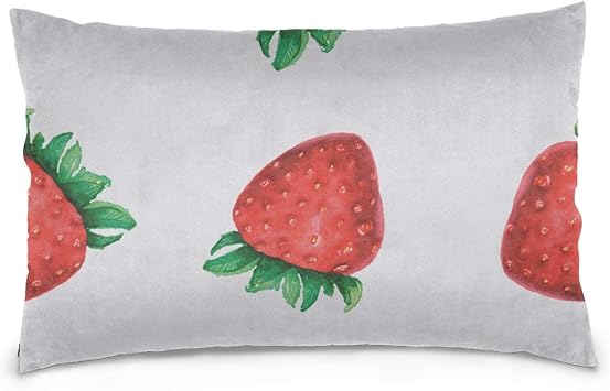 Amazon Com Yagqiny Zip Pillow Case Delicious Fresh Strawberry