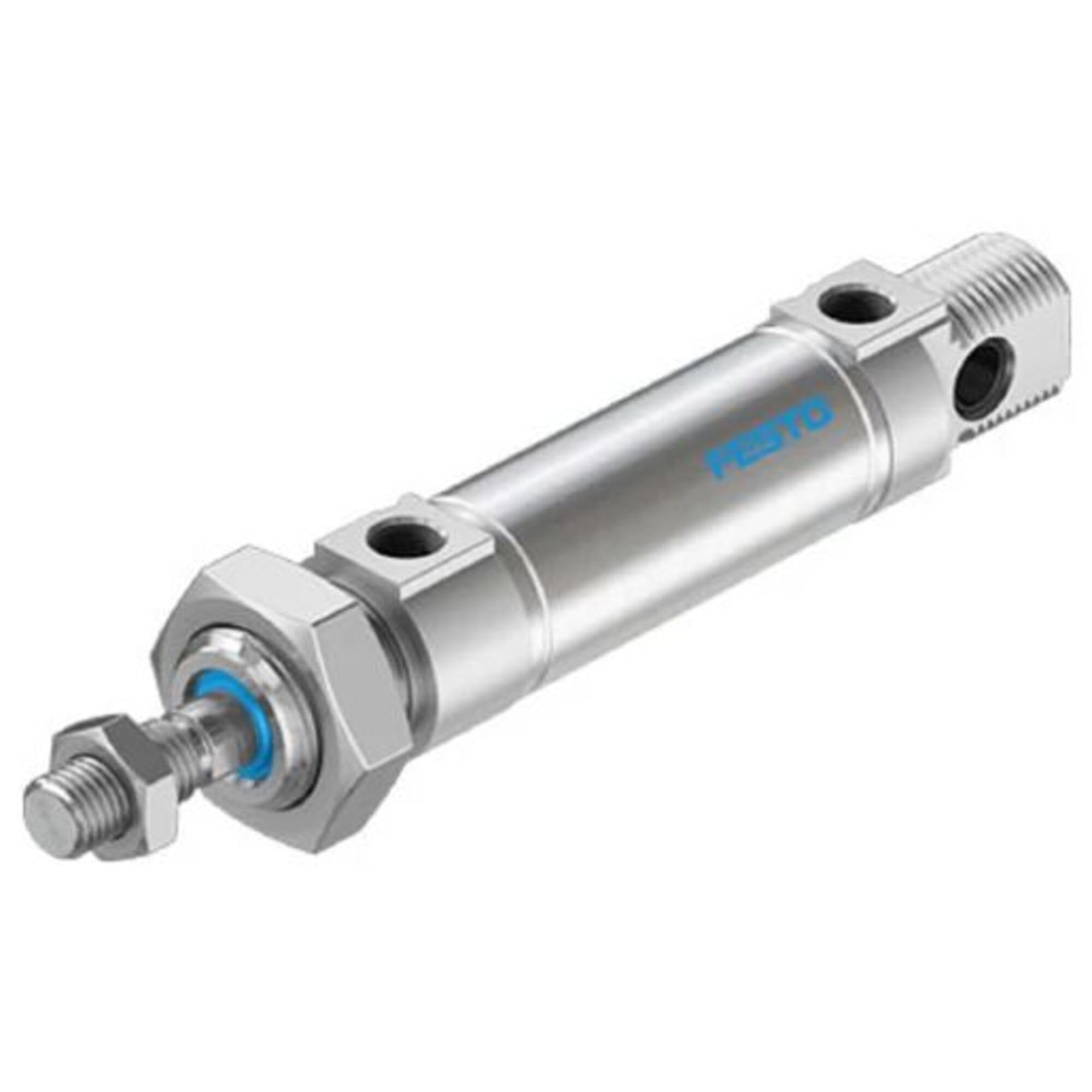 Festo DSNU-25-100-PPV-A ISO Cylinder, G1/8 Connection, 1-10 bar Pressure
