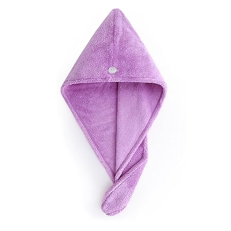 Ukey Microfiber Hair Turban Towel Wrap Super Absorbent Hair Towel