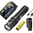 Nitecore MH10S Luminus SST-40-W USB-C Rechargeable Ultra Compact Flashlight - 1800 Lumens, 1 Lumen Firefly Mode, Battery Included