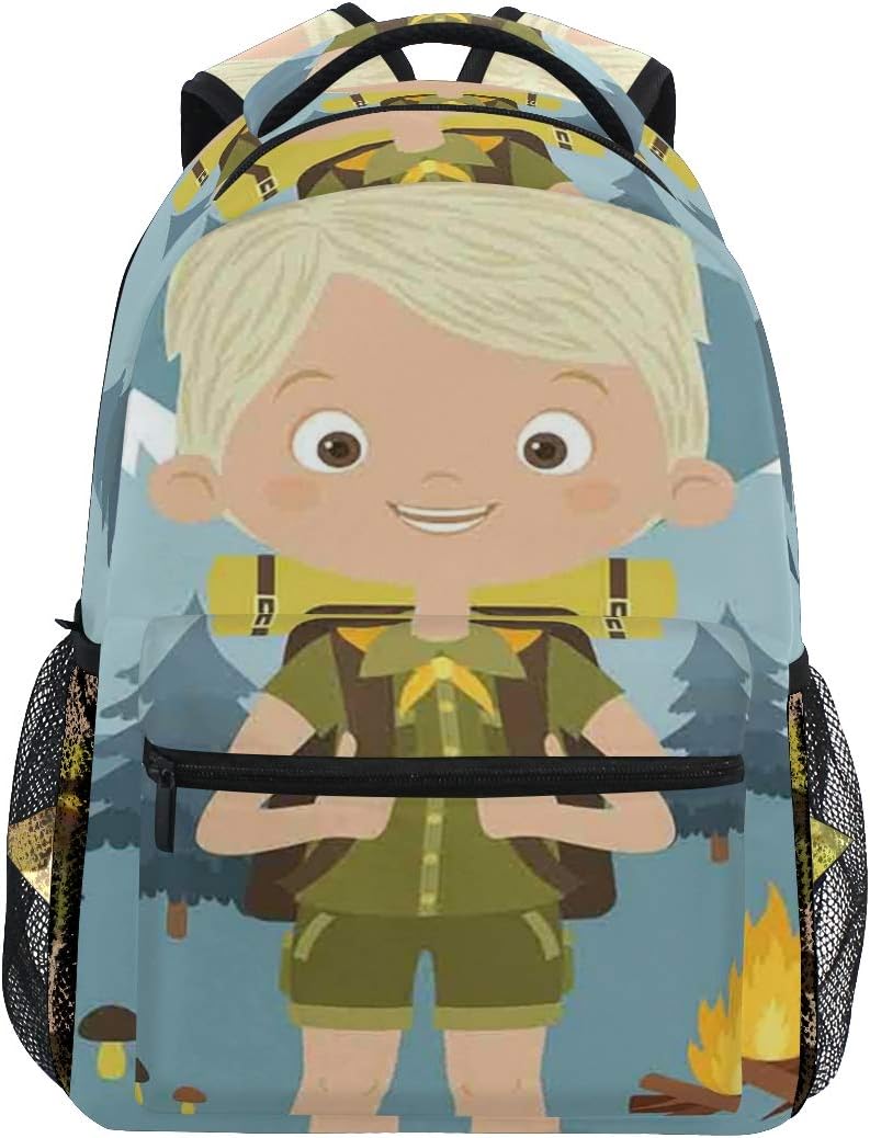 boy scout hiking backpack