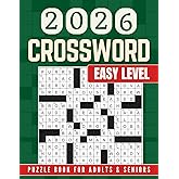 Easy Crossword Puzzle Book for Adults & Seniors – Large Print: 90 Fun & Relaxing Puzzles with Solutions to Keep Your Mind Active the Enjoyable Way