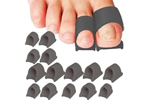 Hammer Toe Straightener Corrector for Women & Men - 8pcs - Hammer Toe Straightener, Gel Toe Splints - Realign Bent, Curled, C