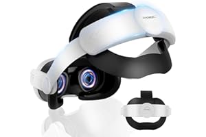 DOBE FOMIS ELECTRONICS Head Strap Compatible with Meta Quest 3/3S,VR Headset Accessories, Extra Long Full Coverage Top Support Pad, Memory Foam Padding, Adjustable, Soft & Comfort Head Strap(No Battery)