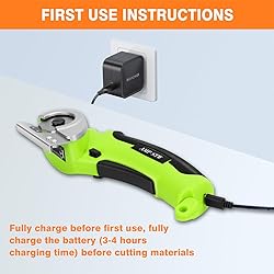 Cordless Electric Fabric Scissors, Power Rotary