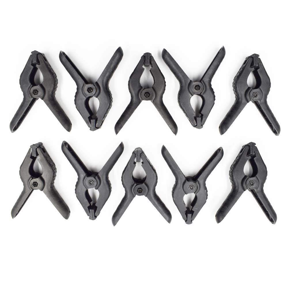 12 Pack Heavy Duty Spring Clamps 6 6 Plastic Muslin Clamps tillescenter Industrial Power & Hand